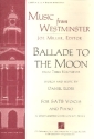Ballade to the Moon for mixed chorus and piano score