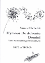 Hymnus de adventu Domini for 4 recorders (SATB) score and parts