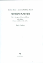 Festliche Chorle fr gem Chor und Orgel (Blser) (Pauken und Gemeinde ad lib) Spielpartitur Orgel/Pauken