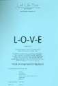 L-O-V-E for voice and big band score and parts