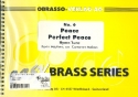 Peace perfect Peace for brass band score and parts