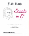 Sonate in Eb Major BWV1031 for soprano (tenor) saxophone and piano