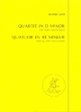 Quartet in d Minor for 4 cellos study score