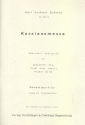 Kassiansmesse op.92A fr gem Chor, Orgel oder Blser, Pauken ad lib. Partitur(=Orgelstimme und Chorpartitur) und Harmoniestimmen