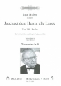 Jauchzet dem Herrn alle Lande fr gem Chor, Blser und Orgel (Pauken ad lib) Stimmensatz