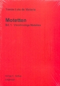 Motetten Band 1 Vierstimmige Motetten Partitur