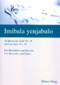 Imibala yenjabuli fr Altblockflte und Klavier