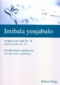 Imibala yenjabulo fr Altblockflte und Klavier