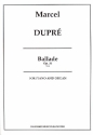 Ballade op.30 for piano and organ score