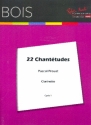 22 Chanttudes pour clarinette