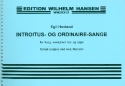 Introitus (og ordinaire-sang) for liturg, menihed, kor og orgel partituur (dn)