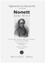 Nonett Es-Dur NV513 fr Flte, Oboe, Klarinette,Fagott, Horn, Trompete, Violine, Violoncello und Kontrabass Partitur und Stimmen