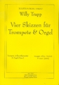 4 Skizzen fr Trompete (Oboe/Klarinette) und Orgel