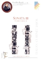 Sonata no.3 per 2 clarinetti partitura e parti