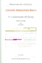 11 langsame Stcke (+CD) fr Flte und Klavier Partitur und Stimme