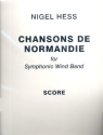 Chansons de Normandie for concert band score