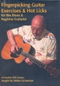 Fingerpicking Guitar Exercises and Hot Licks for the Blues and Ragtime Guitarist 2 DVD's