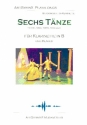 6 Tnze (+CD) fr Klarinette und Klavier Partitur und Stimme