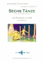 6 Tänze (+CD) für Klarinette und Klavier Partitur und Stimme