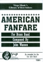 American Fanfare for brass band score and parts