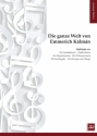 Die ganze Welt von Emmerich Kalman Klavier/Gesang (hohe Stimme)/Gitarre Songbook (= Klavierauszug f�r 1454-11)