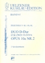 Duo D-Dur op.10a,2 fr 2 Flten 2 Spielpartituren