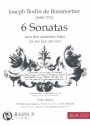 6 Sonatas for 2 bass clarinets score