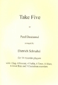 Take Five for 14 recorders