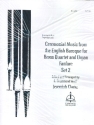 Fanfare vol.2 for 2 trumpets, 2 trombones and organ (timpani ad lib) score and parts