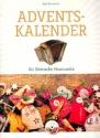 Adventskalender (+CD) für Steirische Handharmonika in Griffschrift (mit Text)