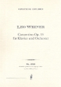 Concertino op.15 fr Klavier und Orchester Studienpartitur