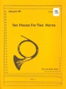 10 Pieces for 2 horns score