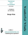 Sleigh Ride for flute ensemble score and parts