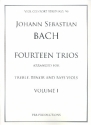 14 Trios vol.1 (no.1-7) for 3 viols (ATB) score and parts