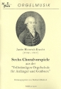 Sechs Choralvorspiele fr Orgel
