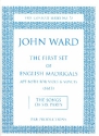 English Madrigals first Set - The Songs of six Parts for 6 voices (viols) score and parts