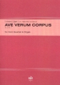 Ave verum corpus op.2,1 fr 4 Hrner und Orgel Partitur und Stimmen