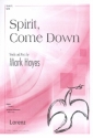 Spirit come down for mixed chorus and piano score