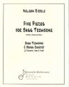 5 Pieces For Bass Trombone for bass trombone and brass quartet score and parts