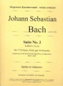 Suite h-Moll Nr.2 BWV1067 fr 2 Violinen, Viola und Violoncello Partitur und Stimmen