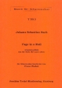 Fuge e-Moll fr 4 Gitarren (Ensemble) Partitur und Stimmen