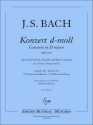 Konzert d-Moll BWV1043 fr 2 Violinen, Streicher und Bc Klavierauszug mit Solo-Stimmen