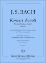 Konzert d-Moll BWV1043 fr 2 Violinen, Streicher und Bc Klavierauszug mit Solo-Stimmen