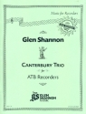 Canterbury Trio for 3 recorders (ATB) score and parts