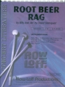 Root Beer Rag for percussion ensemble and bass guitar score and parts