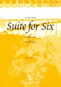Suite for six fr 6 Percussionisten Partitur und Stimmen