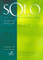 Solo - Das Liederbuch fr Solisten Band 2 fr Gesang (tief) und Klavier z.T. mit Instrumenten) Partitur