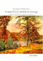 3 Paul Verlaine Songs for mezzo-soprano, viola and piano score and parts (frz)