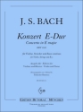 B211G  J.S.Bach, Violinkonzert E-Dur BWV1042 . fr Violine und Klavier Partitur und Stimme