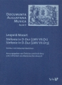 2 Sinfonien in D-Dur (VII:D1  und  VII:D13) fr 2 Hrner, Streicher und Bc Partitur mit kritischem Bericht